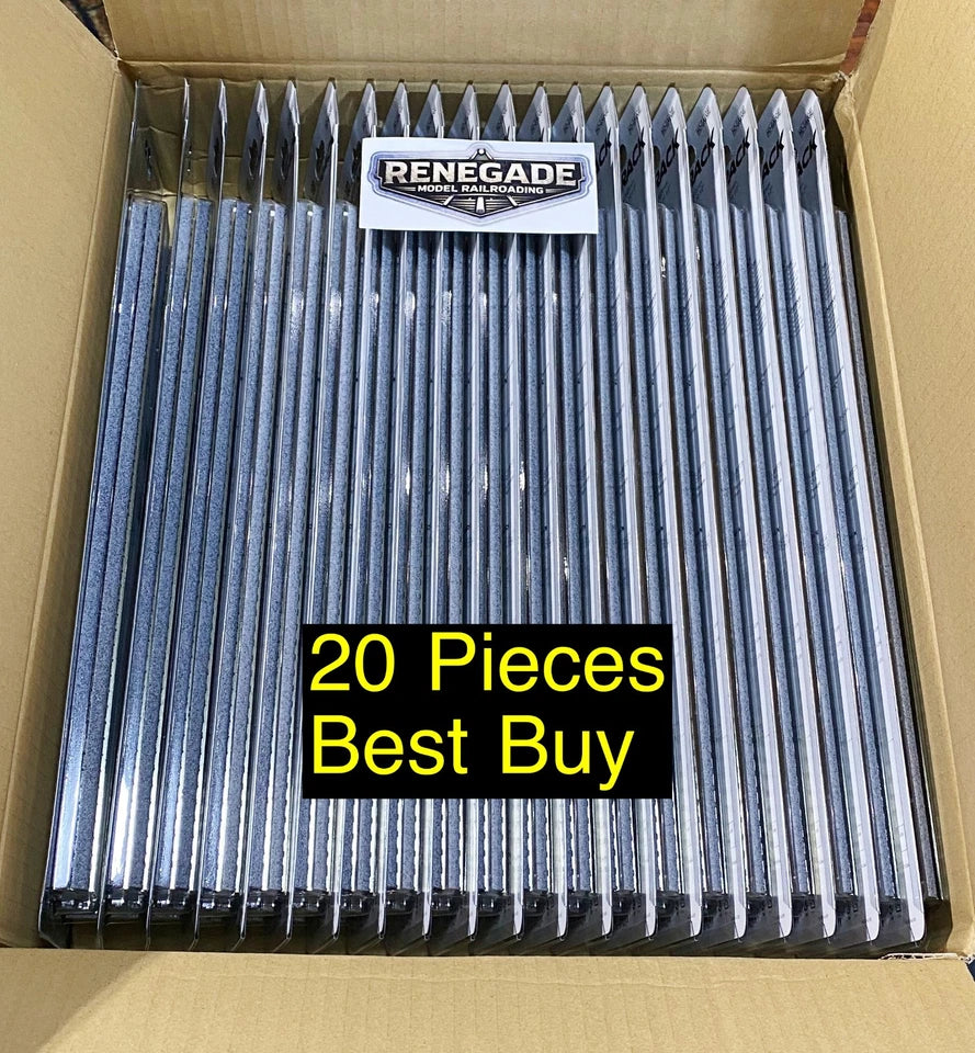 Kato 2-180 HO Scale Unitrack 369mm 14.5" Straight Track 80 Pc Mega Pack