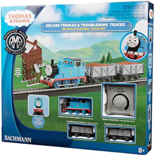 Bachmann 00760 HO Scale Deluxe Thomas & The Troublesome Trucks Train Set