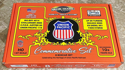 Value Trains USA HO Scale Union Pacific Commemorative 8-Car Set – VAL10070