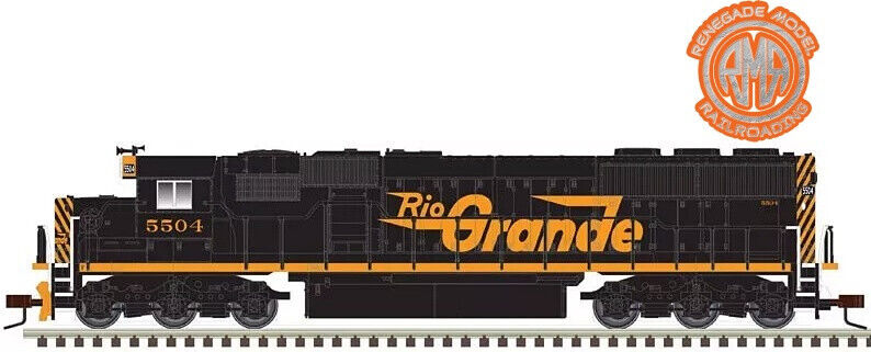 Atlas 40005217 N Scale EMD SD50 ESU Denver & Rio Grande Western #5504 DCC Sound