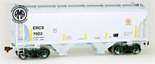 American Limited HO Scale Trinity ERCX 2 Bay Hopper #7024 ALM2004 Discontinued