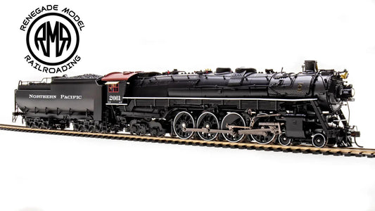 BLI HO 6963 Northern Pacific A-3 4-8-4 #2666 Black Boiler Paragon4 Sound DC DCC