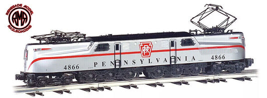 Bachmann 41853 O Pennsylvania #4866 Silver 1 Stripe GG-1 True Blast Plus Sound