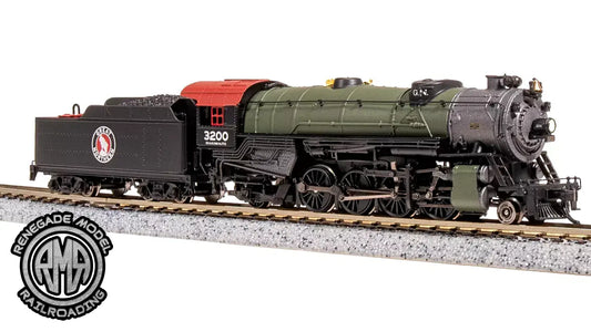 BLI 7833 N Scale USRA 2-8-2 Heavy Mikado Great Northern #3201 Paragon 4 DC DCC