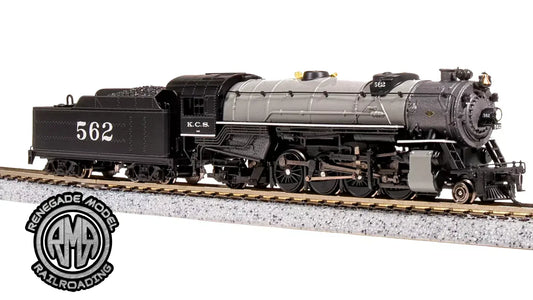 BLI 7835 N Scale USRA 2-8-2 Hvy Mikado Kansas City Southern #565 Paragon4 DC DCC