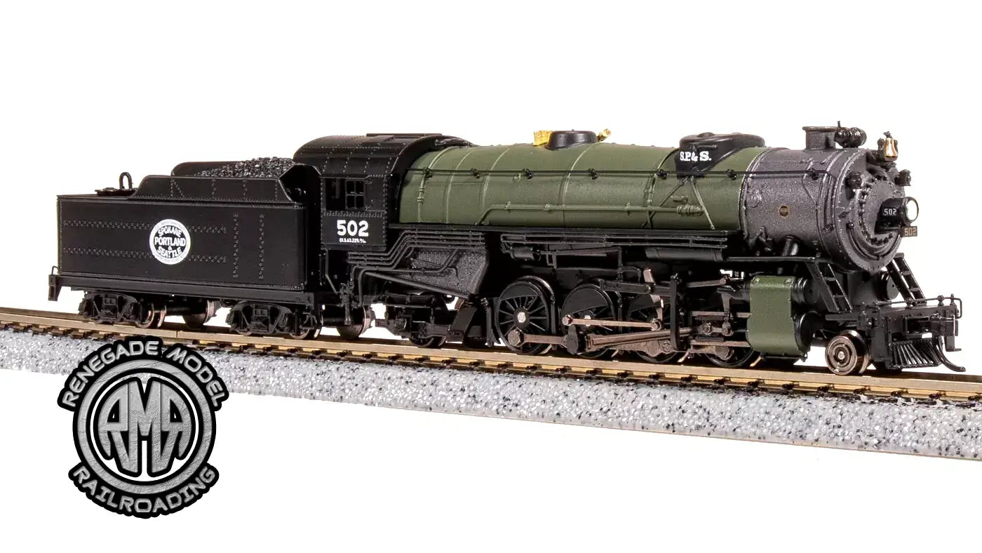 BLI 7838 N Scale USRA 2-8-2 Heavy Mikado SP&S #502 Paragon 4 DC DCC