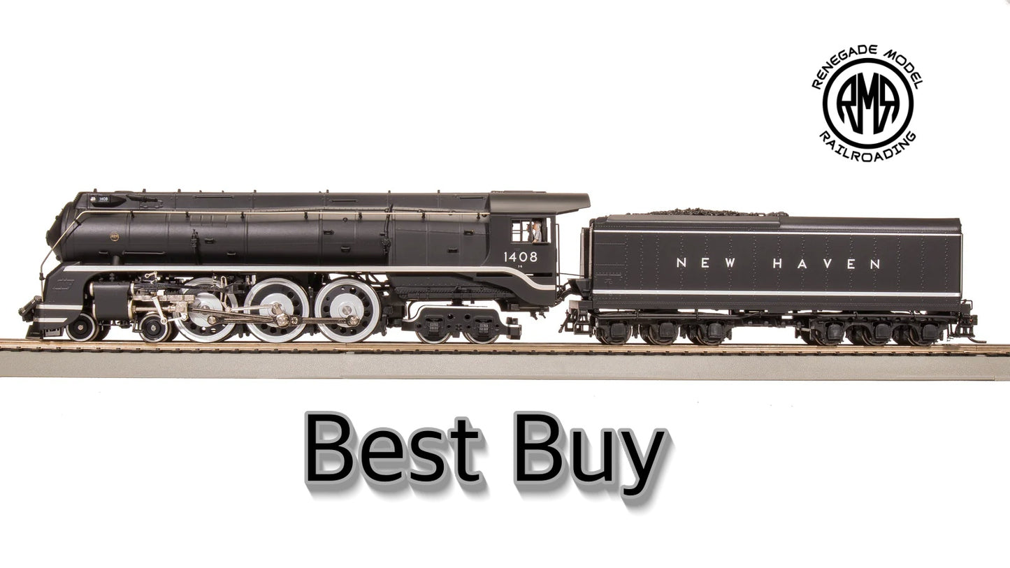 Broadway Limited 7871 HO Haven I5 #1408 Mcginnis Paragon 4 Sound DC DCC Smoke Block Letters