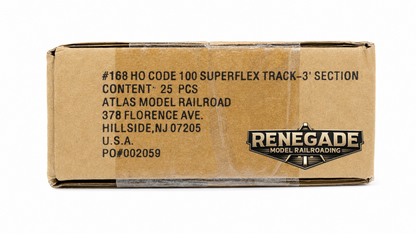 Atlas 168 HO Code 100 Super-Flex Nickel Silver Track 36" (10 Pieces)