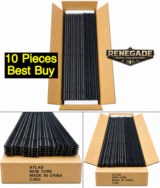 Atlas N Scale Code 80 Super Flex Track 29.5" 10 Pcs 2500