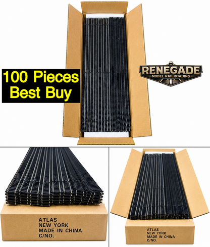 Atlas N Scale Code 80 Super Flex Track 29.5" 100 Pcs 2500