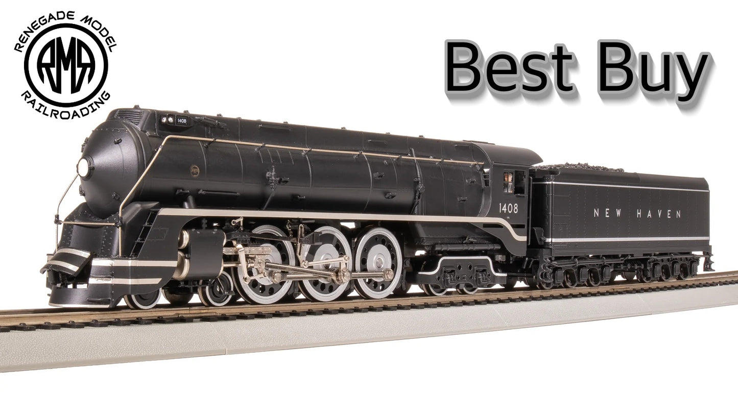Broadway Limited 7871 HO Haven I5 #1408 Mcginnis Paragon 4 Sound DC DCC Smoke Block Letters