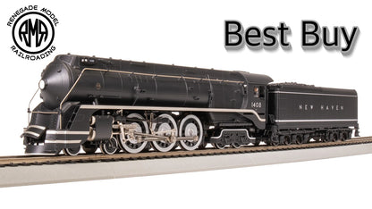 Broadway Limited 7871 HO Haven I5 #1408 Mcginnis Paragon 4 Sound DC DCC Smoke Block Letters