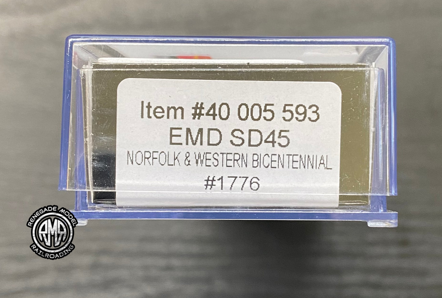 Atlas 40005593+2 N N&W Bicentennial SD45 Consist High Hood Sound & DCC #1776 +2