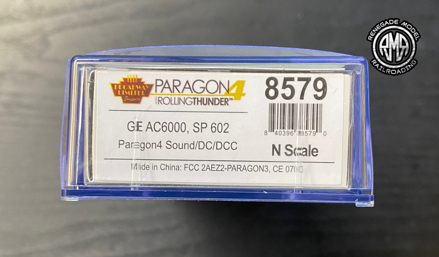 Broadway Limited 8579 N GE AC6000 SP #602 Bloody Nose Paragon 4 Sound DC DCC