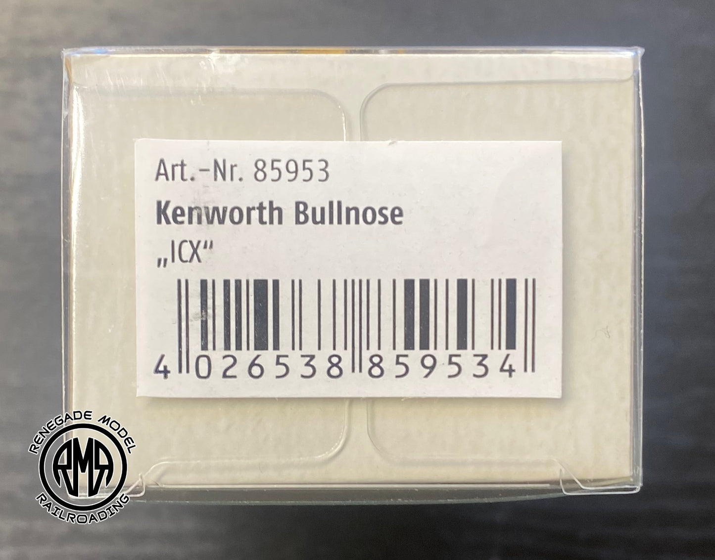 Brekina 85953 HO Scale Kenworth 1950 Bullnose ICX Yellow