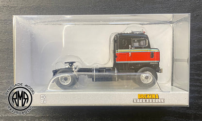 Brekina 85950 HO Scale Kenworth 1950 Bullnose Tractor Black Red