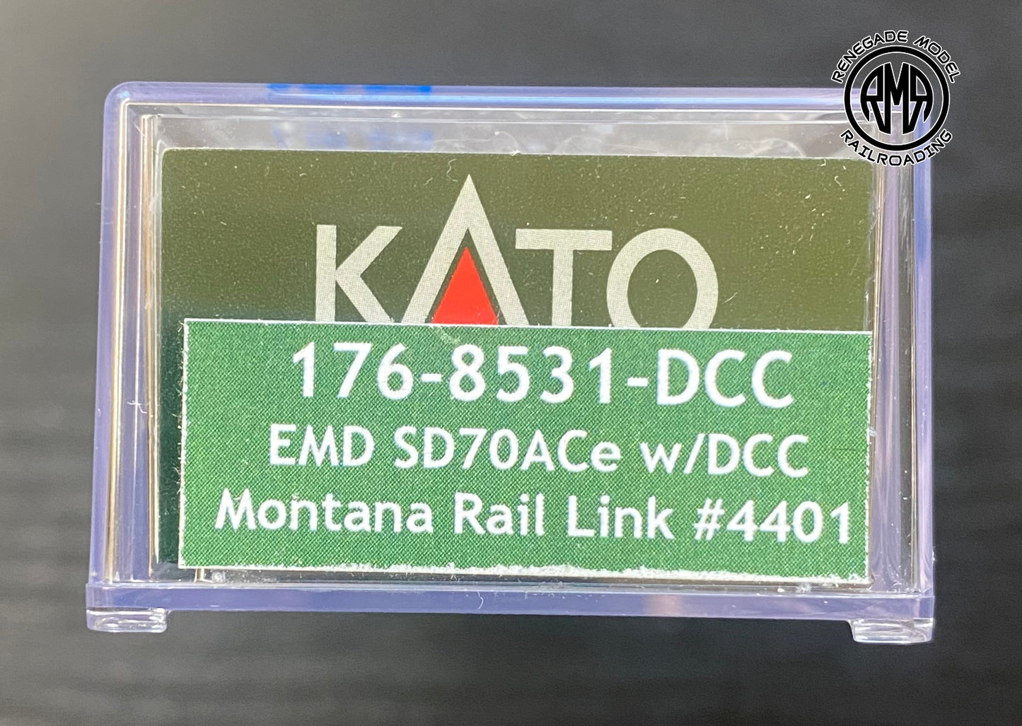 Kato 1768531DCC N Scale Montana Rail Link SD70ACe #4401 Digitrax DN163K1C DCC