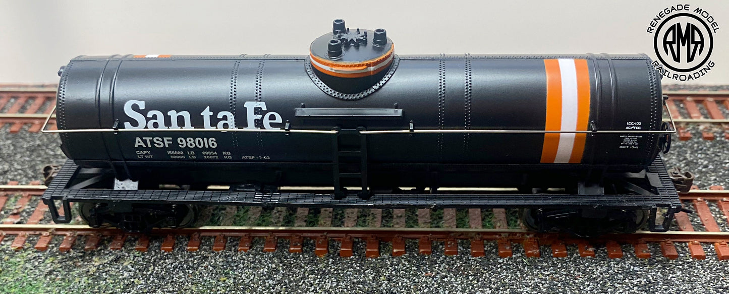 Walthers 9311444 HO Scale Santa Fe Tank Car 98016 Trainline Ready to Run