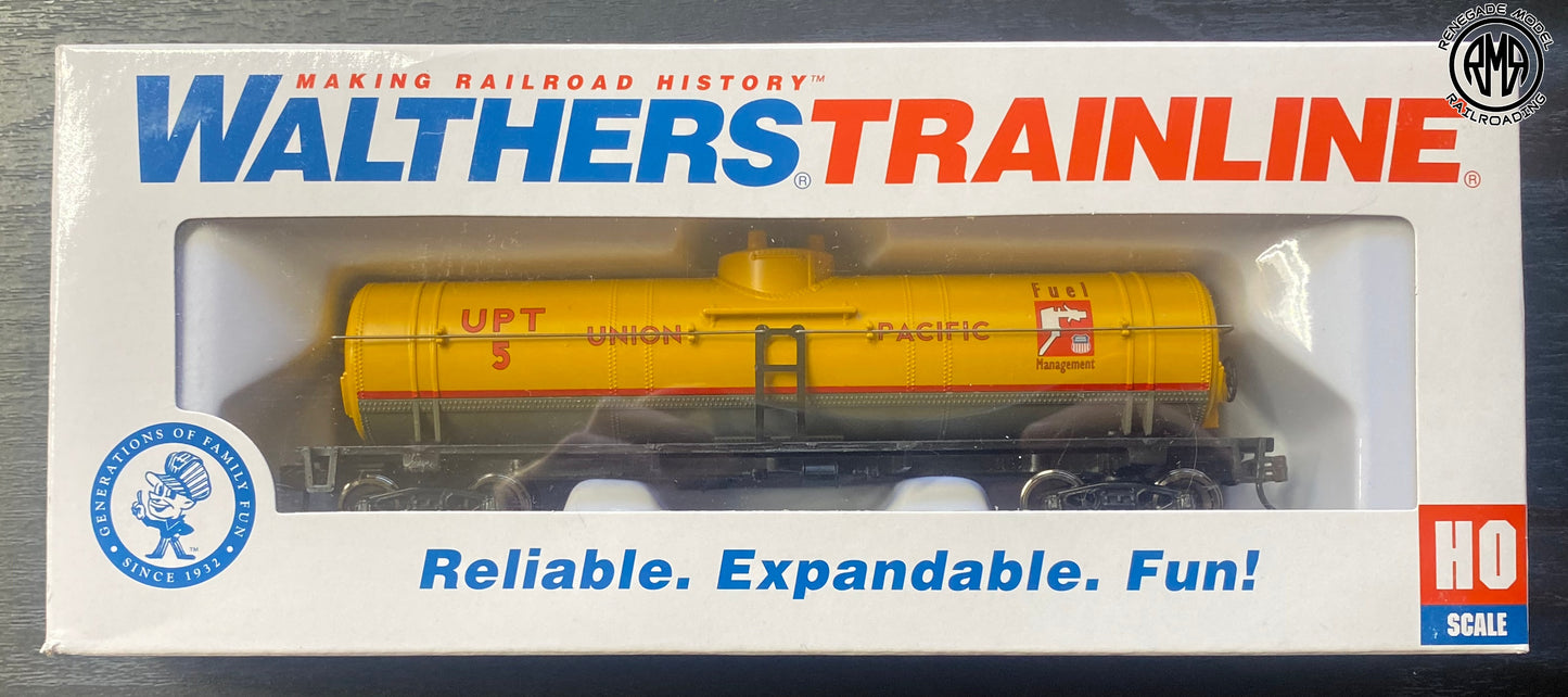 Walthers 9311443 HO Scale Union Pacific Tank Car 5 Armour Yellow Ready to Run