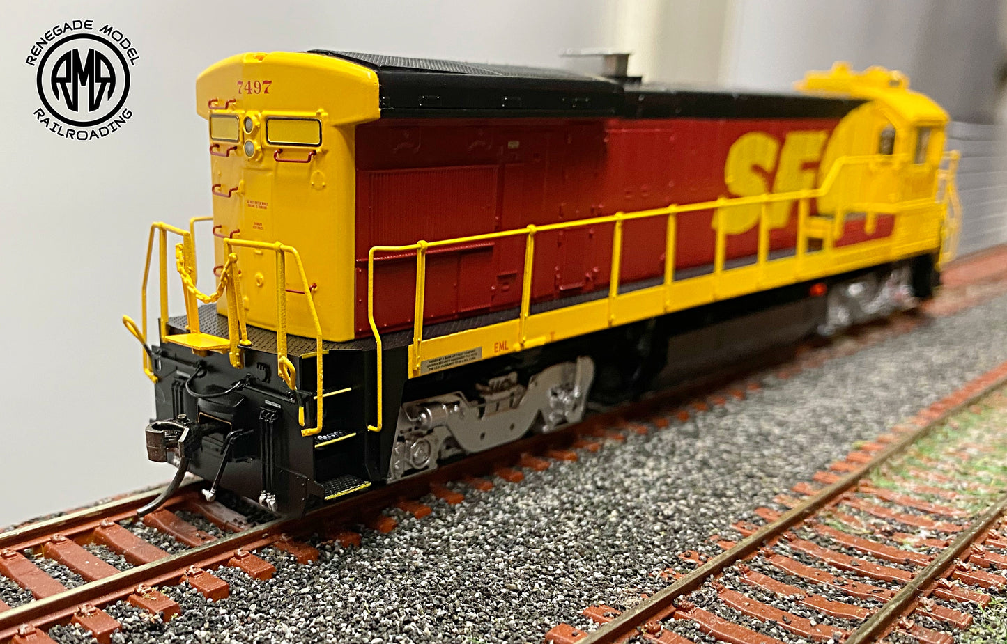 Rapido HO Scale B36-7 LOKSOUND ATSF Kodachrome #7497 18560