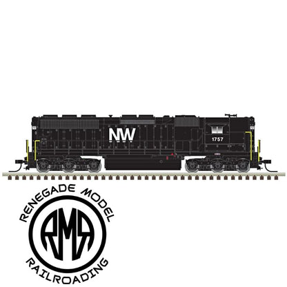 Atlas 40005593+2 N N&W Bicentennial SD45 Consist High Hood Sound & DCC #1776 +2