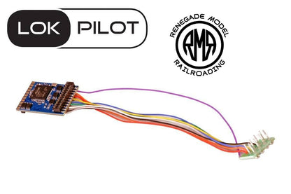 ESU 59620 LokPilot 5 DCC Mobile Decoder 8 Pin harness plug NEM652