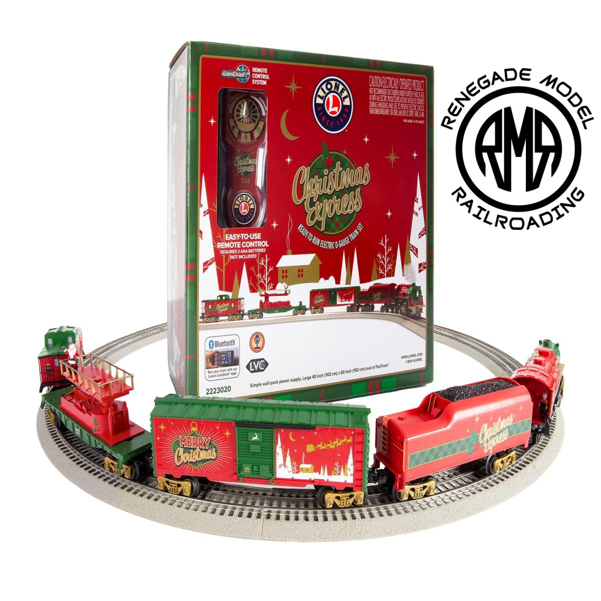 Lionel 2223020 O Scale Lionel Christmas Celebration LionChief Set