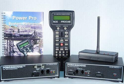 NCE 0007 PH10R POWER PRO 10 Amp O G SCALE DCC RADIO Starter Set w D408 Decoder