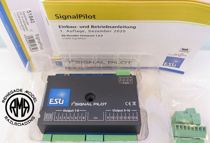 ESU 51840 SignalPilot DCC Accessory Decoder With 16 Outputs