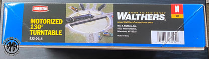 Walthers 933-2618 N Scale Turntable Motorized 130' DC DCC